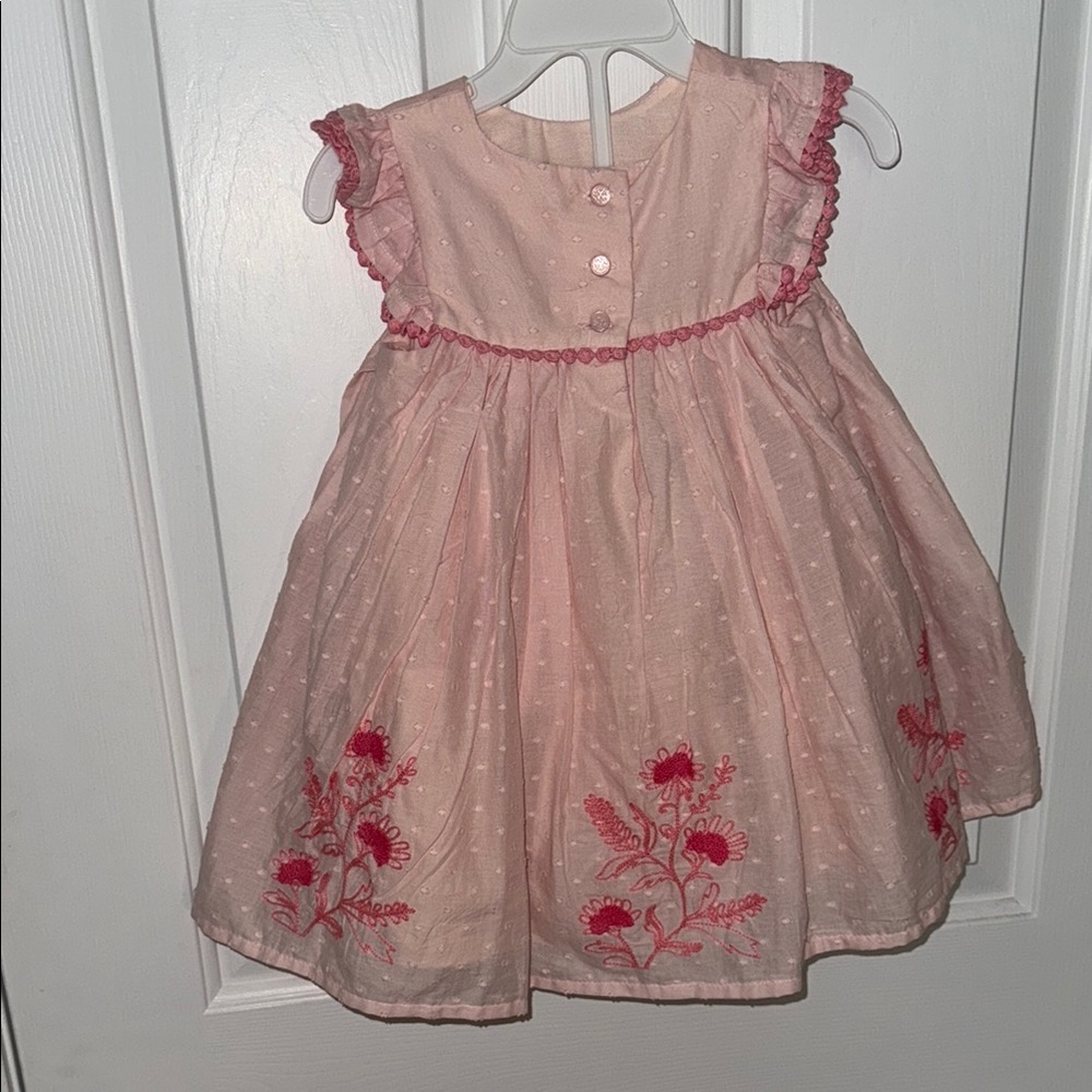 Pink Embellished Ruffled Sundress - Picture 7 of 11
